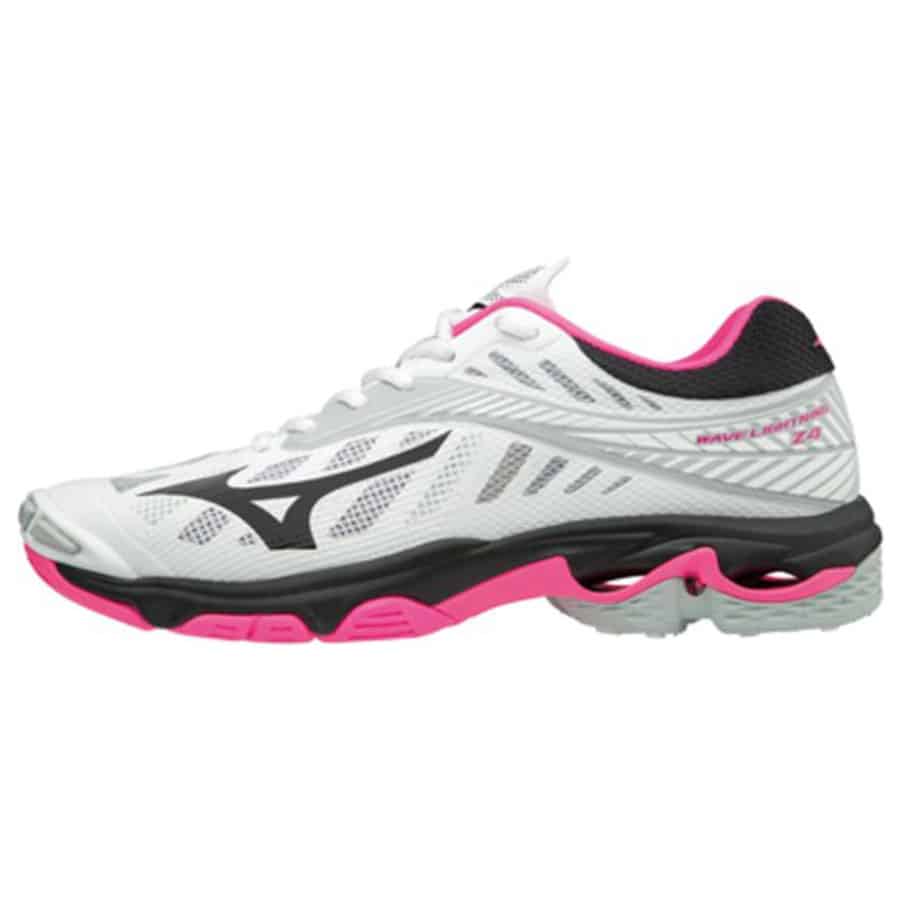 Alfabet Penelope koppeling Mizuno Wave Lightning Z4 Volleybalschoenen Dames Wit/Zwart/Roze - Topshop  Bladel