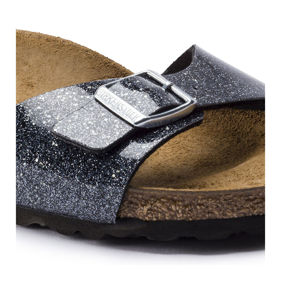 Birkenstock Slipper Dames - Madrid BS Cosmic Sparkle Anthracite - Topshop  Bladel