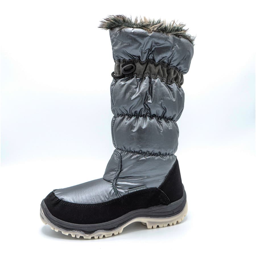 Snowworld Snowboots - Dames - Zilver/Zwart - Gevoerde laars - Topshop Bladel