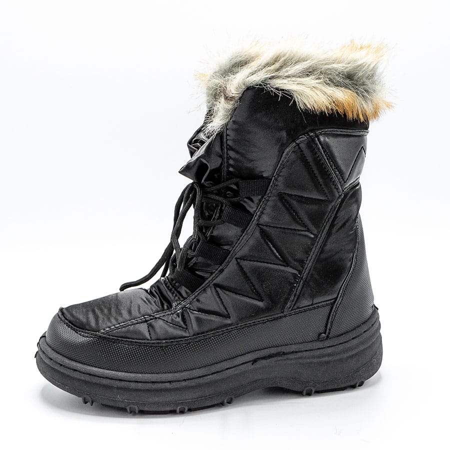 Snowworld Snowboots - Dames - Zwart - Gevoerde veterlaars - Topshop Bladel