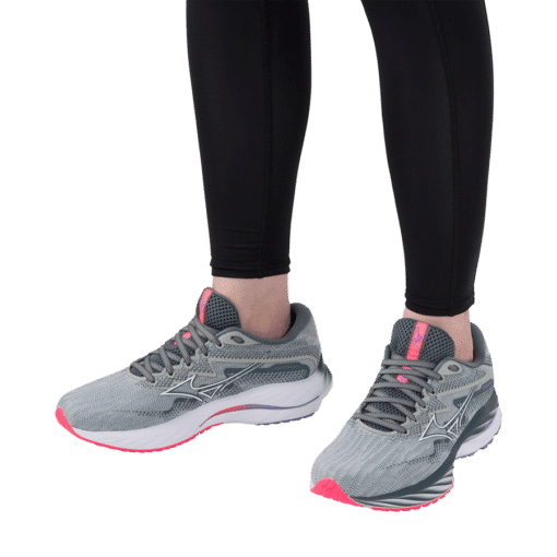 Mizuno Wave Rider 27 - Dames - Grijs - Roze - Paars - Afbeelding 8