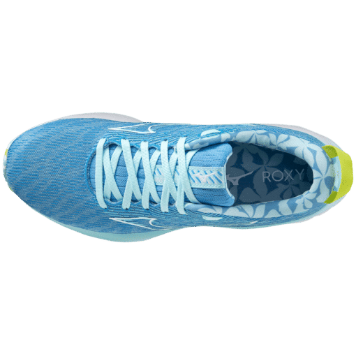 Mizuno Wave Rider 26 Roxy - Dames - Lichtblauw - Donkerblauw - Wit - Groen - Afbeelding 6