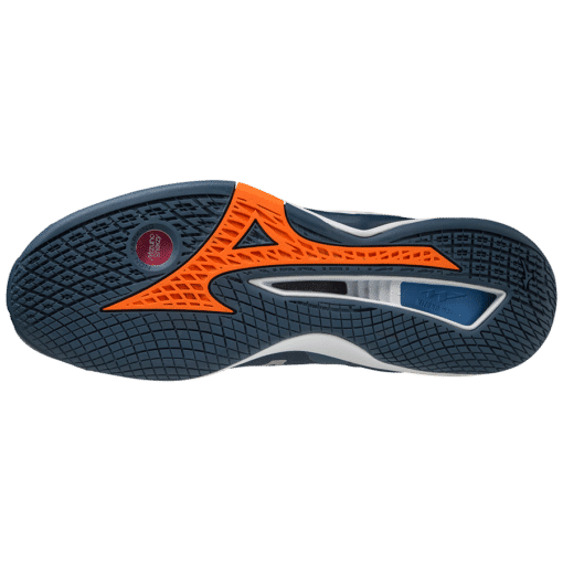 Mizuno Wave Stealth Neo - Heren - Donkerblauw - Oranje - Wit - Afbeelding 2