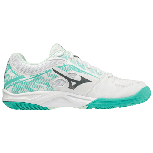 Mizuno Break Shot 3 - Dames - Wit - Blauw - Afbeelding 3