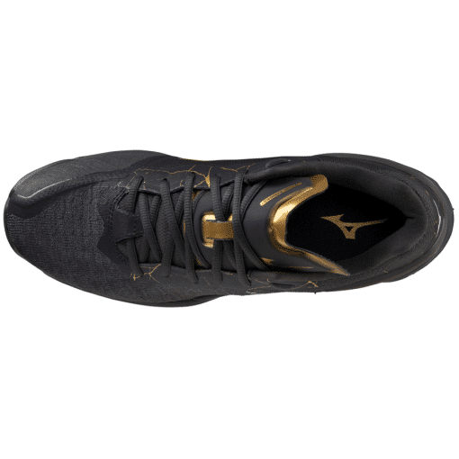 Mizuno Wave Stealth Neo - Heren - Zwart - Goud - Afbeelding 4