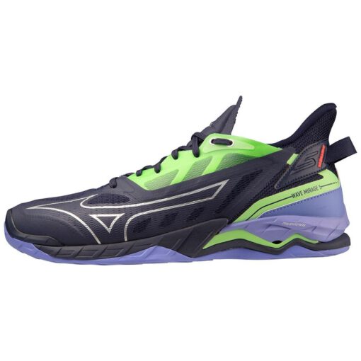 Mizuno Wave Mirage 5 - Heren - Blauw - Groen