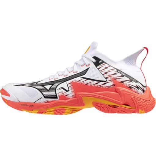 Mizuno Wave Lightning Neo 3 - Wit Oranje Geel - Maat 42 - Heren
