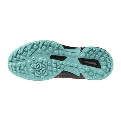 Alternative view of Mizuno Wave Lynx - Zwart Oranje - Maat 38 - Dames