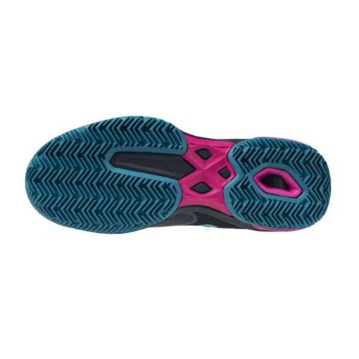 Alternative view of Mizuno Break Shot 5 CC - Blauw Roze - Maat 38 - Dames