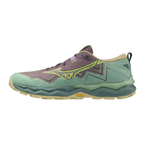 Mizuno Wave Daichi 9 - Dames - Maat 38.5 - Groen Paars