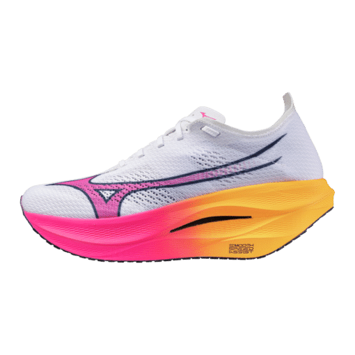 Mizuno Wave Rebellion Pro 3 - Heren - Maat 42 - Wit Oranje Roze